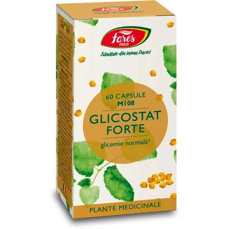 Glycostat Forte M108, 60 capsules, Fares