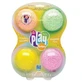 Espuma de modelar con purpurina, 4 piezas, Playfoam