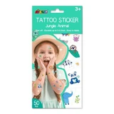 Children's Jungle Animal Tattoos, 3+ years, Avenir