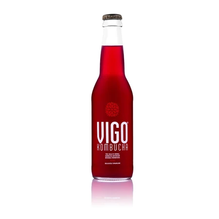 Té fermentado ecológico con probióticos Kombucha Acai, 330 ml, Vigo