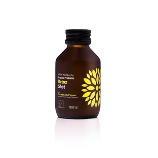 Thé fermenté biologique avec probiotiques Kombucha Shot Detox, 100 ml, Vigo