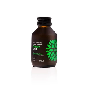 Thé fermenté biologique avec probiotiques Kombucha Shot Energy, 100 ml, Vigo