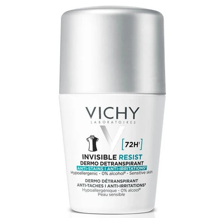 Invisible Resist 72H Deoroller, 50 ml, Vichy