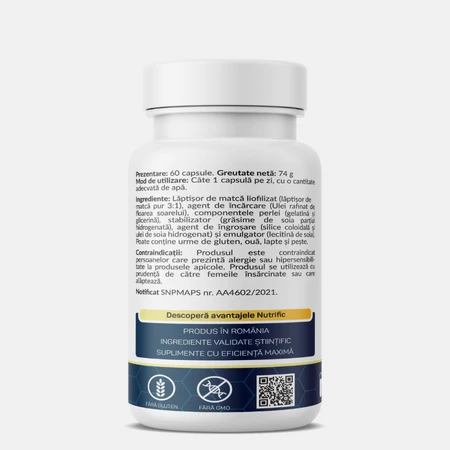 Matcha-Butter, 60 Weichkapseln, Nutrific