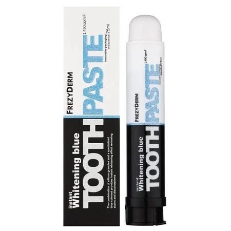 Blue toothpaste with instant whitening, 75 ml, Frezyderm