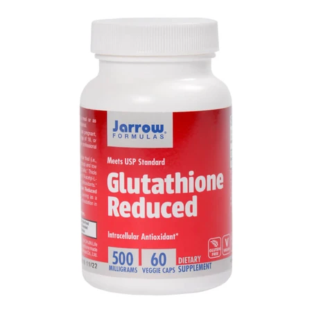 Glutathione Reduced 500mg Jarrow Formulas, 60 capsules, Secom