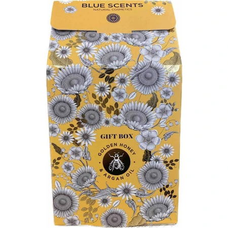 Gel douche miel doré et huile d'argan, 300 ml, senteurs bleues