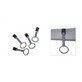 Poign&#233;es pour lit pliant ou box, 4 pi&#232;ces, gris, Fillikid