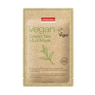 Masque à l'argile avec extrait de thé vert et cendres volcaniques, 15 g, Purederm