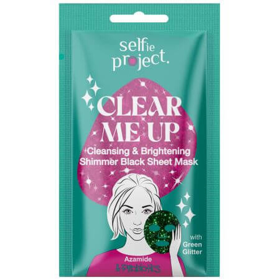 Clear Me Up Illuminating Cleansing Face Mask, 20 ml, Selfie Project