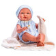 Baby Doll Pablo with Blue Costumes and Beige Paturica, +3 years, 43 cm, Asivil