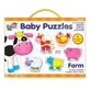Set of 6 Baby Puzzle Firm, 2 pieces, Galt