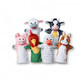 Set of 6 hand puppets Farm animals, +2 years, Melissa&amp;amp;Doug