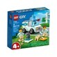 Ambulance v&#233;t&#233;rinaire Lego City, 4 ans et +, 60382, Lego