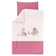 Pink bedding set, Nattou