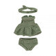 Clothing set with dress for 21 cm girl doll, Miniland