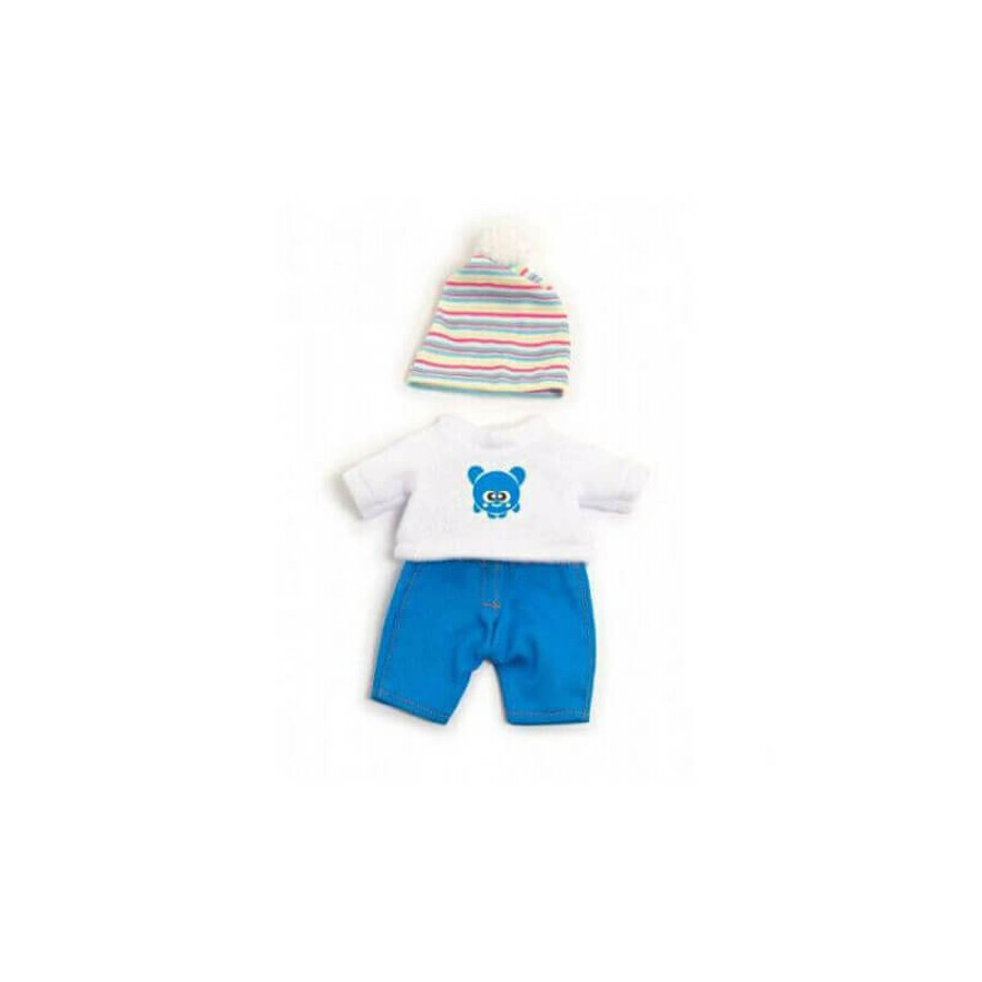 Cold weather clothing set for boy doll 21 cm, Miniland