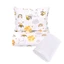 Ensemble de literie 3 pièces + housse imperméable, 120 x 60 cm, modèle Bee, Fic Baby