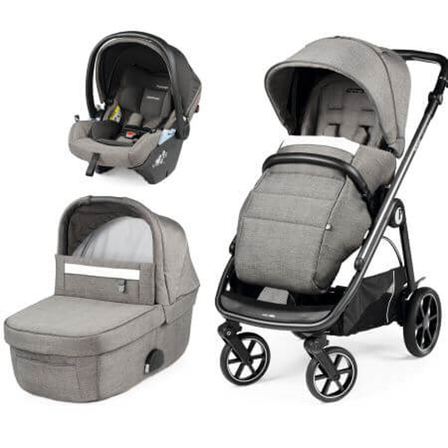 Veloce Primo Primo Viaggio Lounge, City Grey, 3 in 1 Kinderwagensystem, Peg Perego