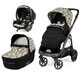 Veloce Primo Primo Viaggio Lounge, Graphic Gold, 3 in 1 Kinderwagensystem, Peg Perego