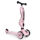 Highwaykik 1, Rose, Scoot &amp; Ride 2-in-1 Convertible Scooter voor kinderen