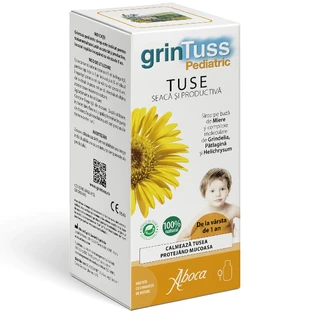 GrinTuss Pediatric hoestsiroop voor kinderen, 180 ml, Aboca