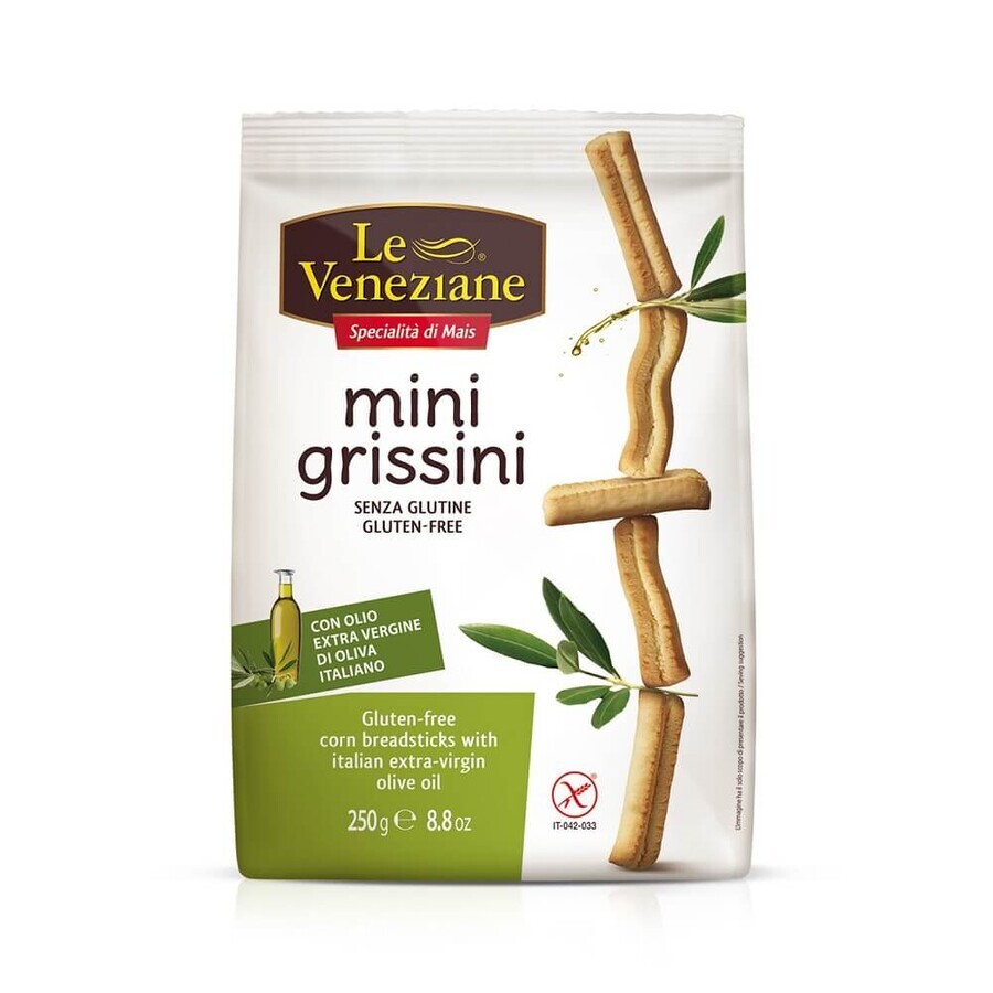 Acquista Le Veneziane Mini Grissini Senza Glutine 250g Le Veneziane Mini Grissini Senza Glutine 250g
