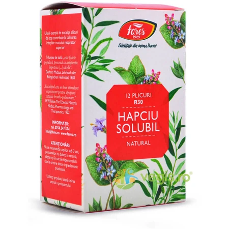 Hapciu Resfriado y Gripe Soluble, R30, 12 bolsitas, Fares
