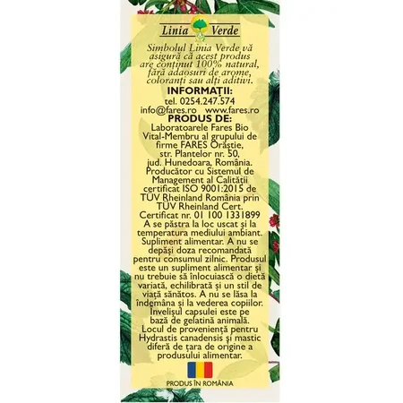 Helicostop, D91, 63 cápsulas, Fares