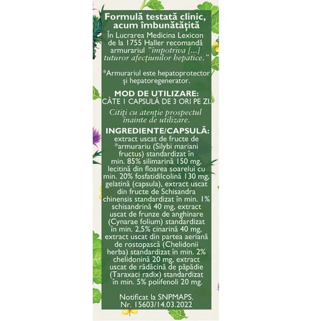 Hepatofit Forte D100, 63 capsules, Fares