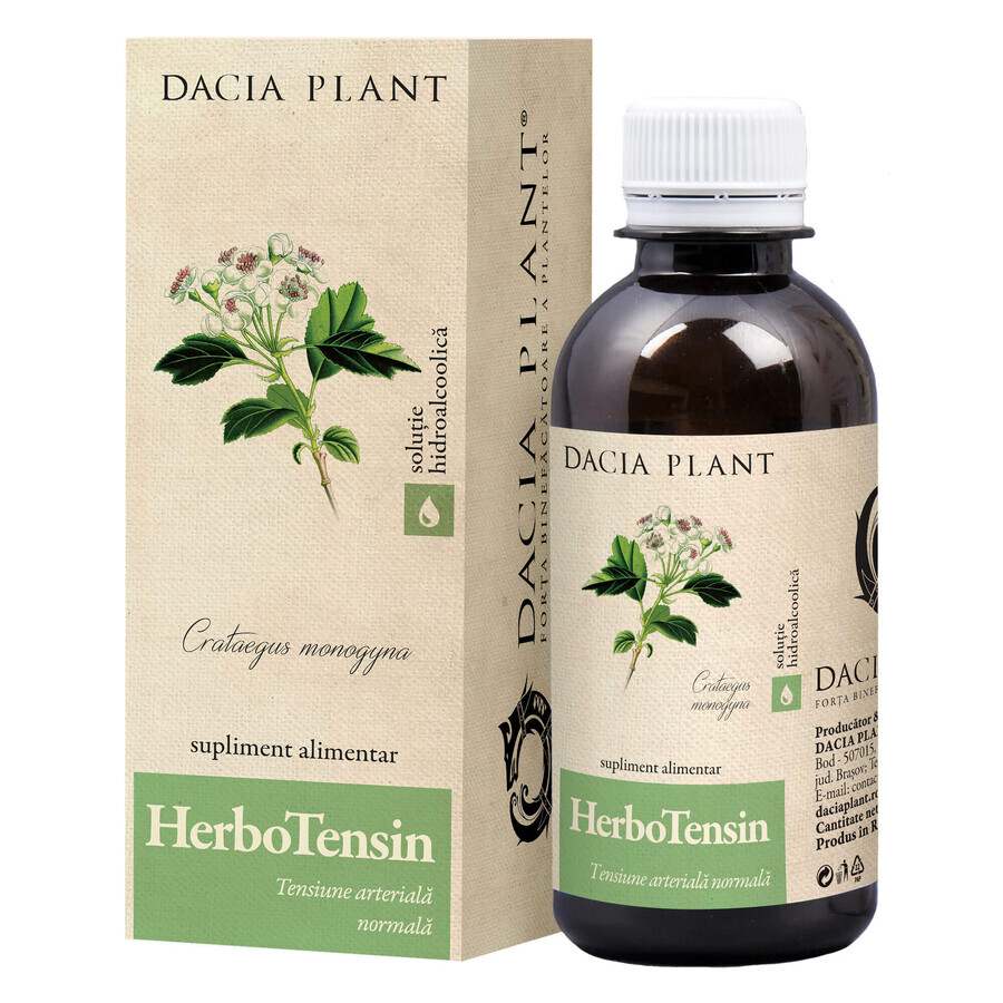 HerboTensin Tincture (Tension regulator), 200 ml, Dacia Plant