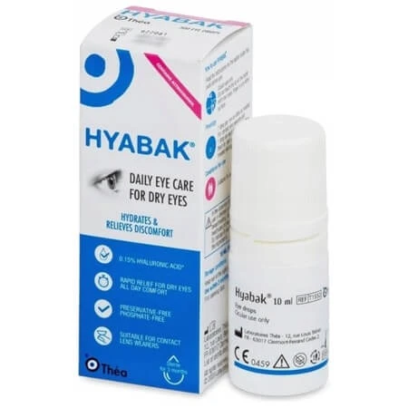 Hyabak 0,15% Augenlösung, 10 ml, Thea