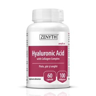 Acide hyaluronique avec complexe de collagène, 60 gélules, Zenyth