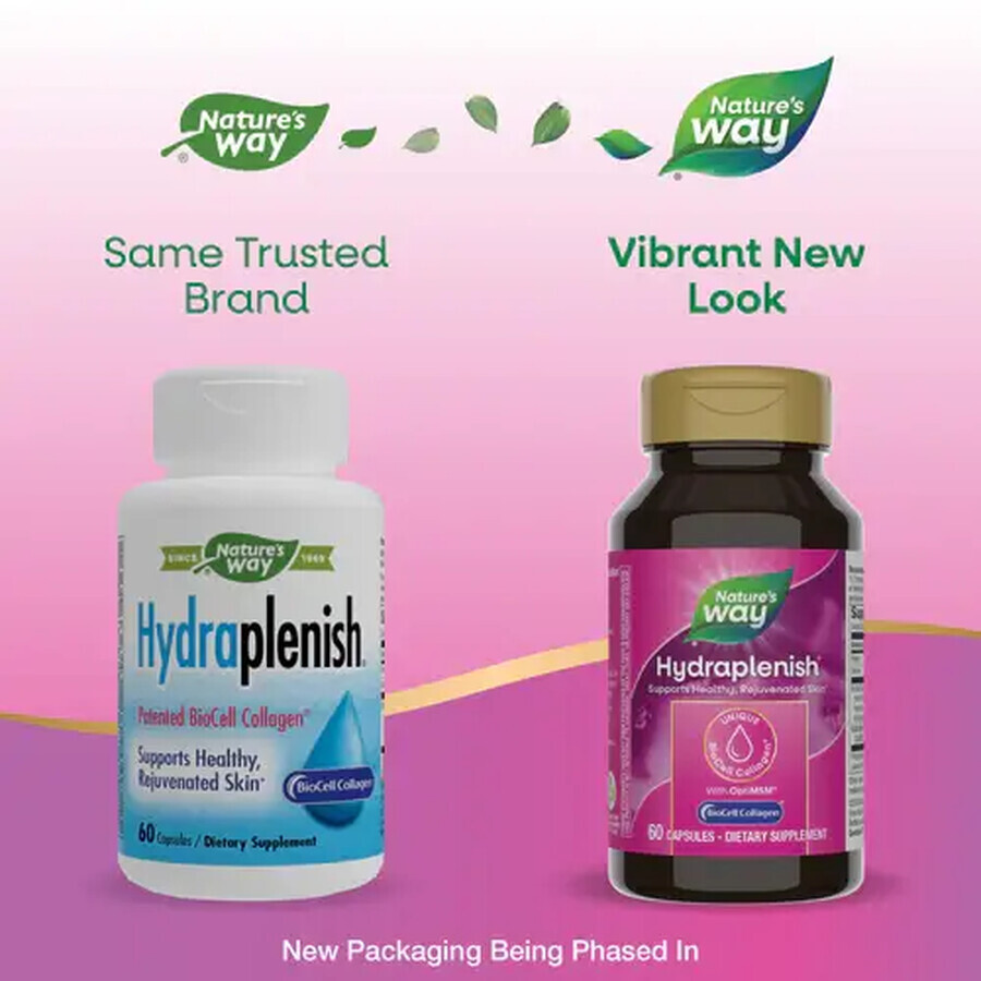 Hydraplenish Plus MSM Nature's Way, 60 capsules, Secom