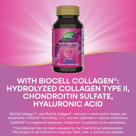 Hydraplenish Plus MSM Nature's Way, 60 capsules, Secom