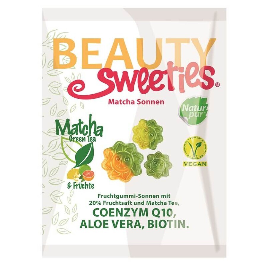 Boutique Bonbons gélifiés au thé Matcha, 125 g, Beauty Sweeties Bonbons gélifiés au thé Matcha, 125 g, Beauty Sweeties
