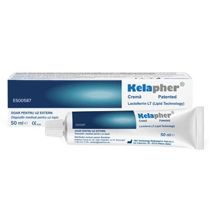 Kelapher crema para hematomas y contusiones con nano-lactoferrina 15 %, 50 ml