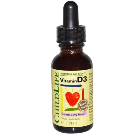 Immuniteitskit voor kinderen Vitamine C ChildLife, 118,5 ml + Vitamine D3 ChildLife, 29,60 ml, Secom
