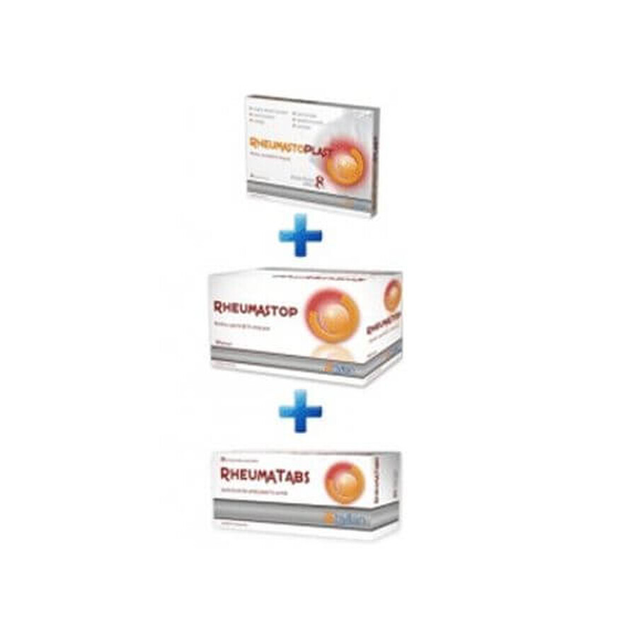 Comprar Kit Rheumastop, 30 sobres + Rheumagel, 50 ml + Rheumastoplast Hot, 8 sobres, Hyllan Kit Rheumastop, 30 sobres + Rheumagel, 50 ml + Rheumastoplast Hot, 8 sobres, Hyllan