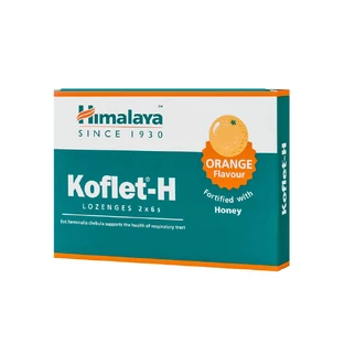 Koflet-H met sinaasappelsmaak, 12 pillen, Himalaya