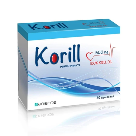 Korill pure krill oil 500 mg, 30 capsules, Sanience