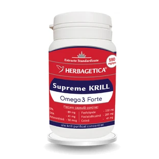 Krill Oil Supreme Omega 3, 60 capsules, Herbagetica