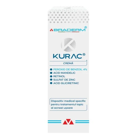 Kurac acne cream, 30 ml, Braderm