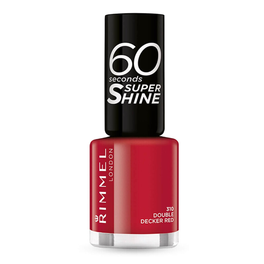Cumpără Lac de unghii 60 Seconds Shine 310 Double Decker Red, 8 ml, Rimmel London Lac de unghii 60 Seconds Shine 310 Double Decker Red, 8 ml, Rimmel London