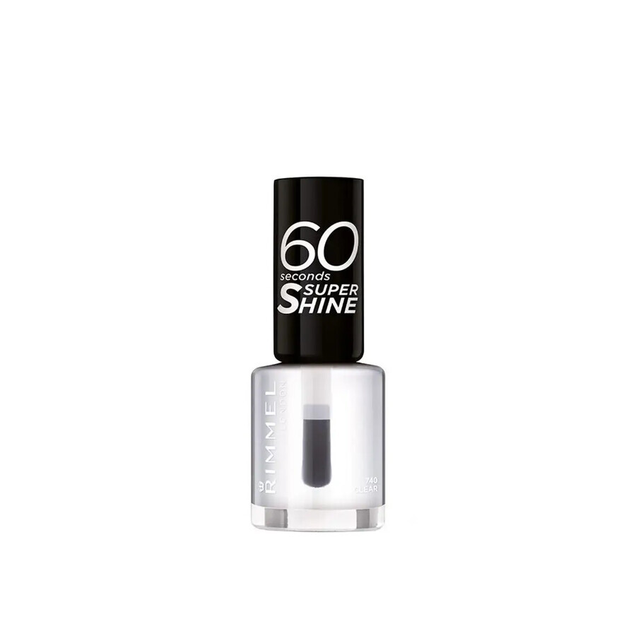 Acquista Rimmel Smalto 60 Seconds Super Shine Colore 740 Clear Trasparente 8 ml Rimmel Smalto 60 Seconds Super Shine Colore 740 Clear Trasparente 8 ml