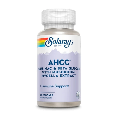 AHCC plus NAC & Beta Glucan Solaray, 30 Tabletten, Secom