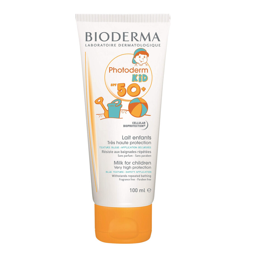 Bioderma Photoderm Kid Getönte Sonnenschutz-Milch SPF 50+, 100 ml