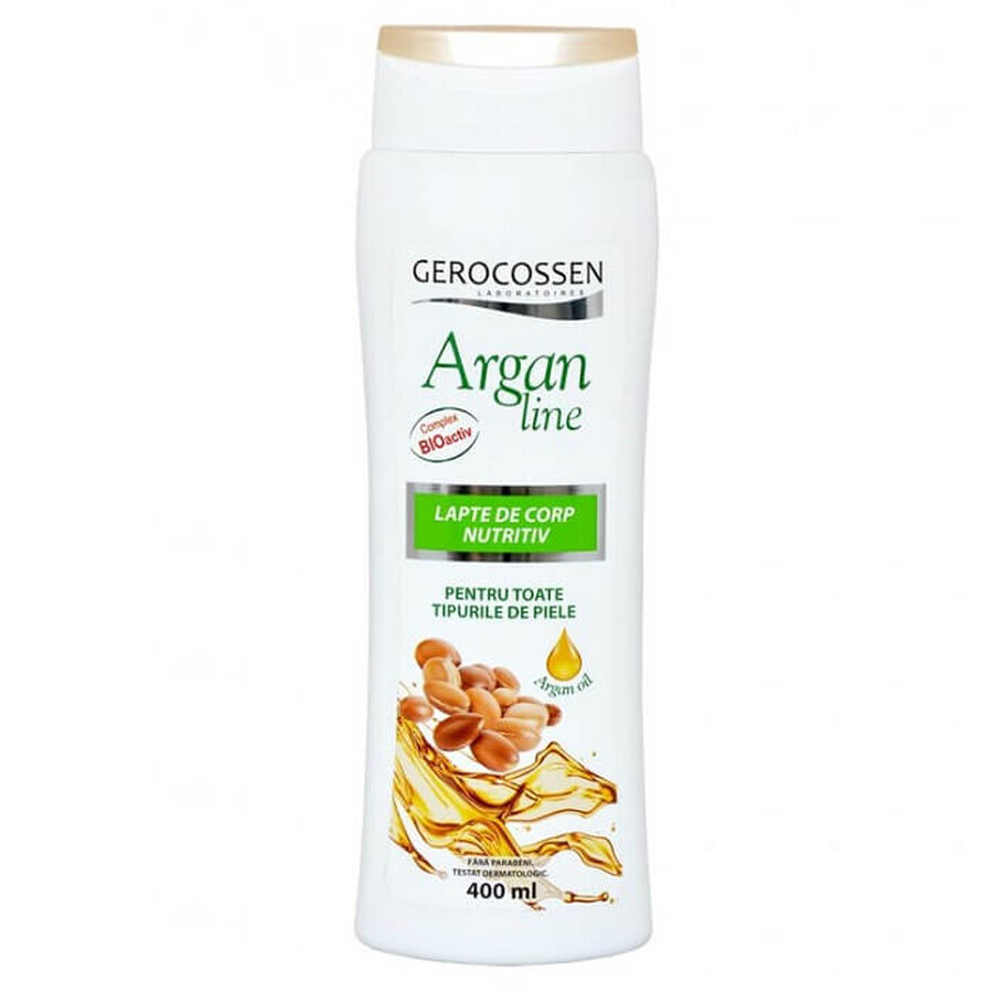 Pflegende Körpermilch für alle Hauttypen Argan Line, 400 ml, Gerocossen