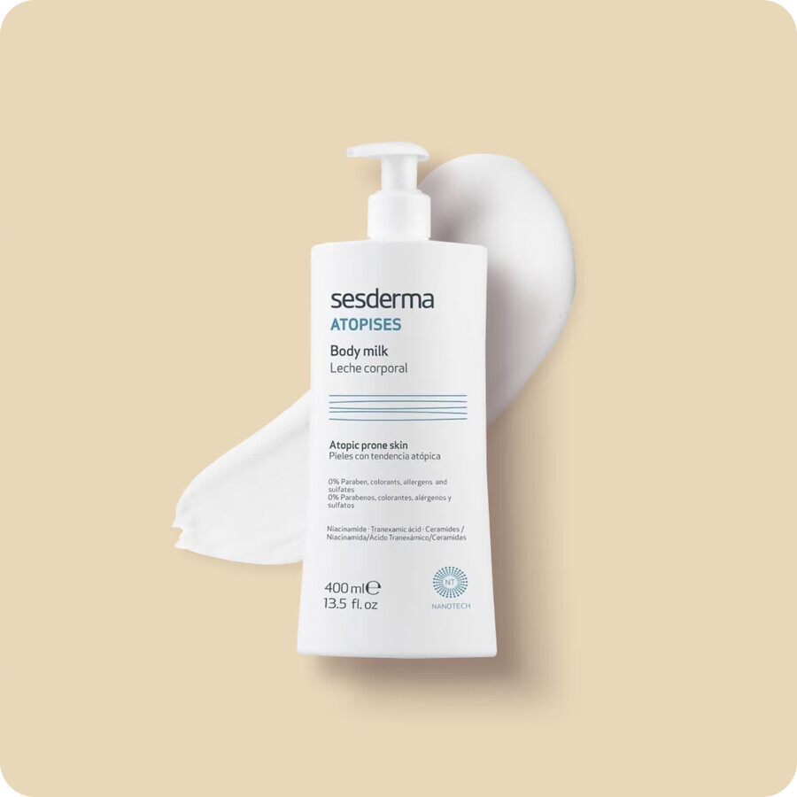 Latte corpo per pelli a tendenza atopica Atopises, 400 ml, Sesderma Latte corpo per pelli a tendenza atopica Atopises, 400 ml, Sesderma