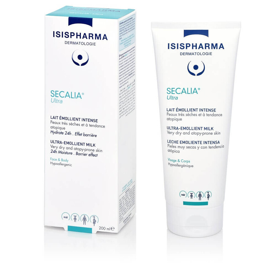 Cumpără Isispharma Secalia Ultra Lapte emolient, 200 ml Isispharma Secalia Ultra Lapte emolient, 200 ml